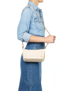 Jerome Dreyfuss Sac Bobi S Ecru grainé