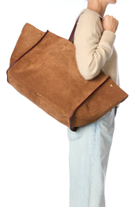 Jerome Dreyfuss Sac Léon Croûte Velours L Tabac