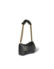 Charger l&#39;image dans la galerie, Jerome Dreyfuss Sac Lulu S Noir Brass