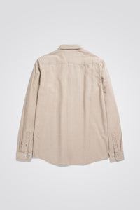 Norse Projects Chemise Anton Organic Flannel Shirt Utility Khaki