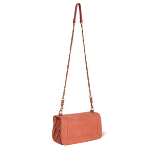 Jerome Dreyfuss Sac Bobi Imprimé Croco Terracotta