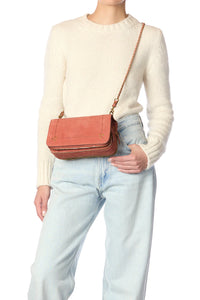 Jerome Dreyfuss Sac Bobi Imprimé Croco Terracotta