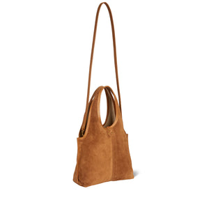 Jerome Dreyfuss Sac Paco S en Velours Caramel