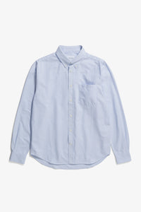 Norse Projects Chemise Stripe Standard Oxford Pale Blue