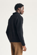 Charger l&#39;image dans la galerie, Norse Projects Pull Rasmus Relaxed Brushed Black