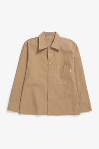 Norse Projects Veste Norse Standard Twill Overshirt Utility Khaki