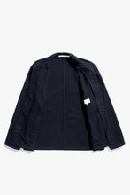 Charger l&#39;image dans la galerie, Norse Projects Surchemise Folk Wool Dark Navy