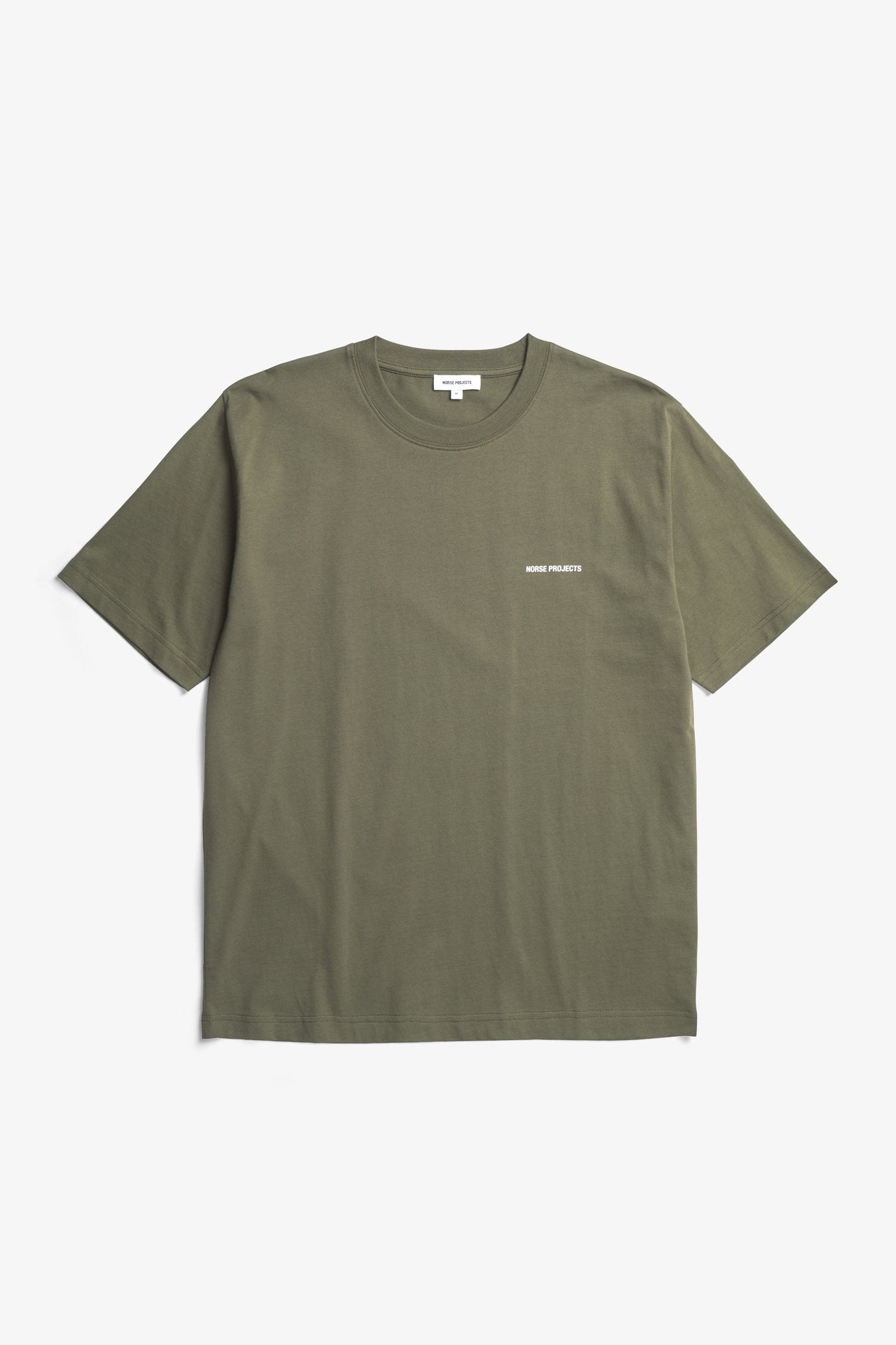 Norse Projects T-shirt Johannes Organic Norse Logo Olive Night