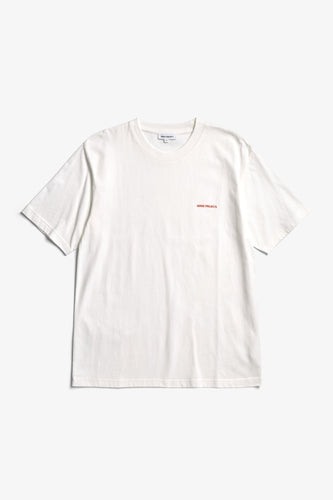 Norse Projects T-shirt Johannes Organic Norse Logo White