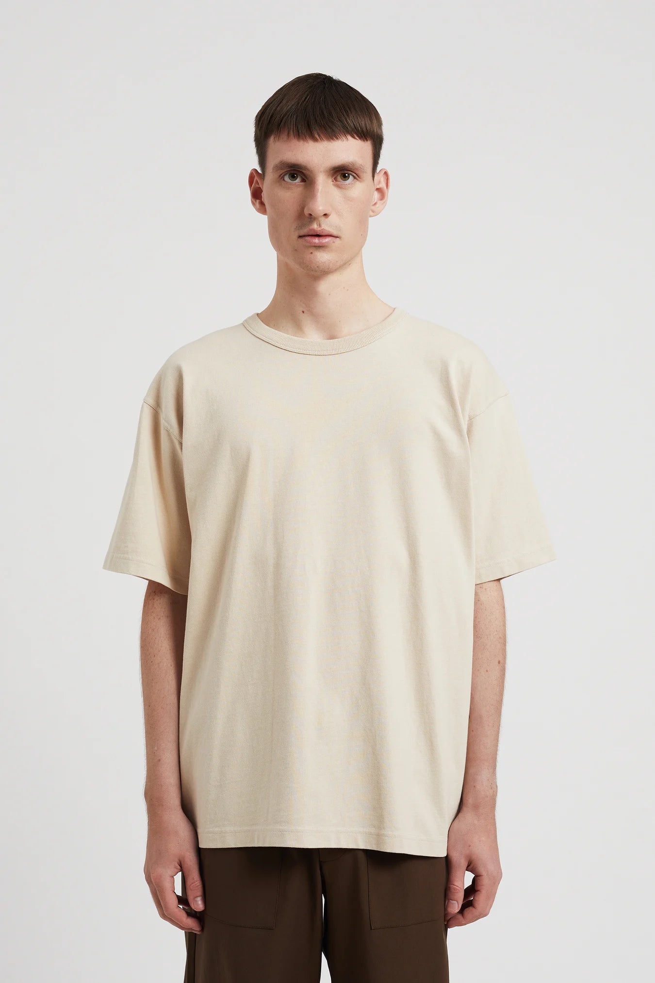 Norse Projects T-shirt Simon Heavy Oatmeal