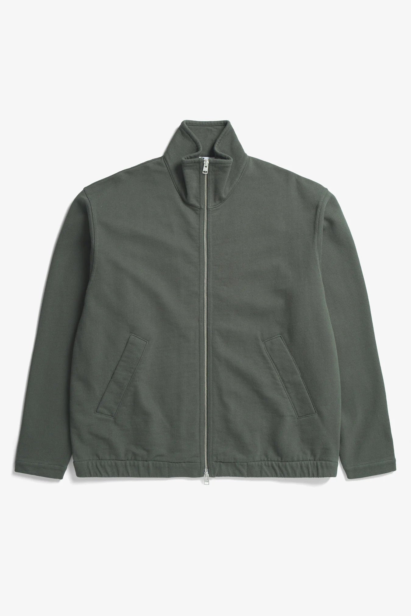 Norse Projects Veste Bjorn Relaxed Organic Loopbac Black Olive