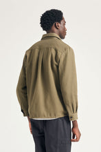 Charger l&#39;image dans la galerie, Norse Projects Surchemise Hjalmer Calvary Coton Wool Olive Night