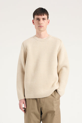 Norse Projects Pull Sigurd Military Rib Ecru