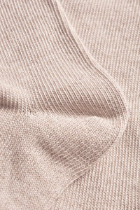 Norse Projects Chaussettes Bjarki Heavy Coton Twist Oatmeal