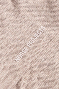 Norse Projects Chaussettes Bjarki Heavy Coton Twist Oatmeal