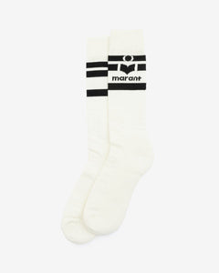 Isabel Marant Chaussettes Viby Ecru