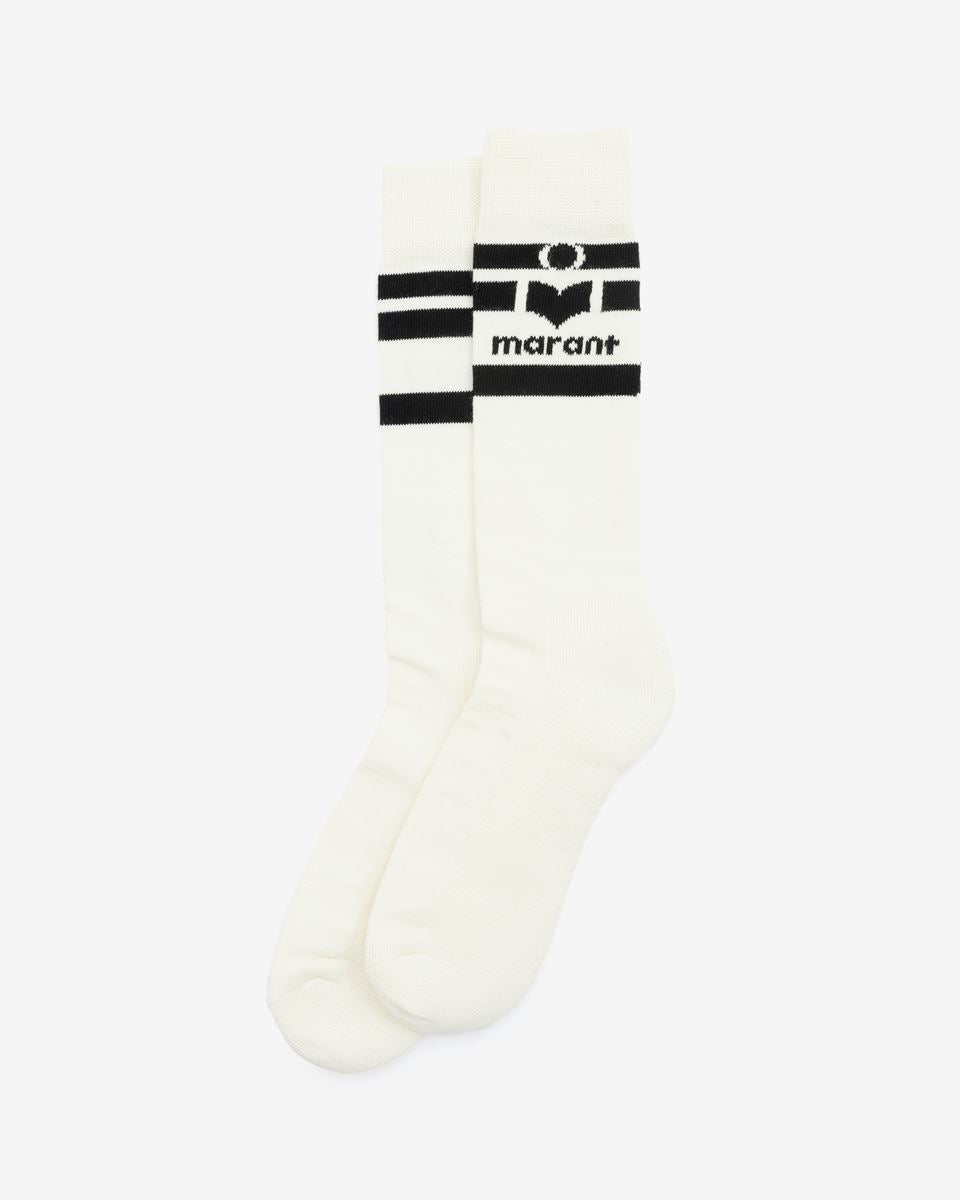 Isabel Marant Chaussettes Viby Ecru