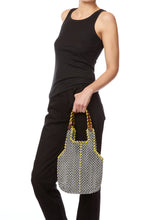 Charger l'image dans la galerie, Jerome Dreyfuss Sac Marcel Perles Jaune