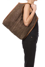 Charger l'image dans la galerie, Jerome Dreyfuss Sac Cabas Paco Toile Chocolat