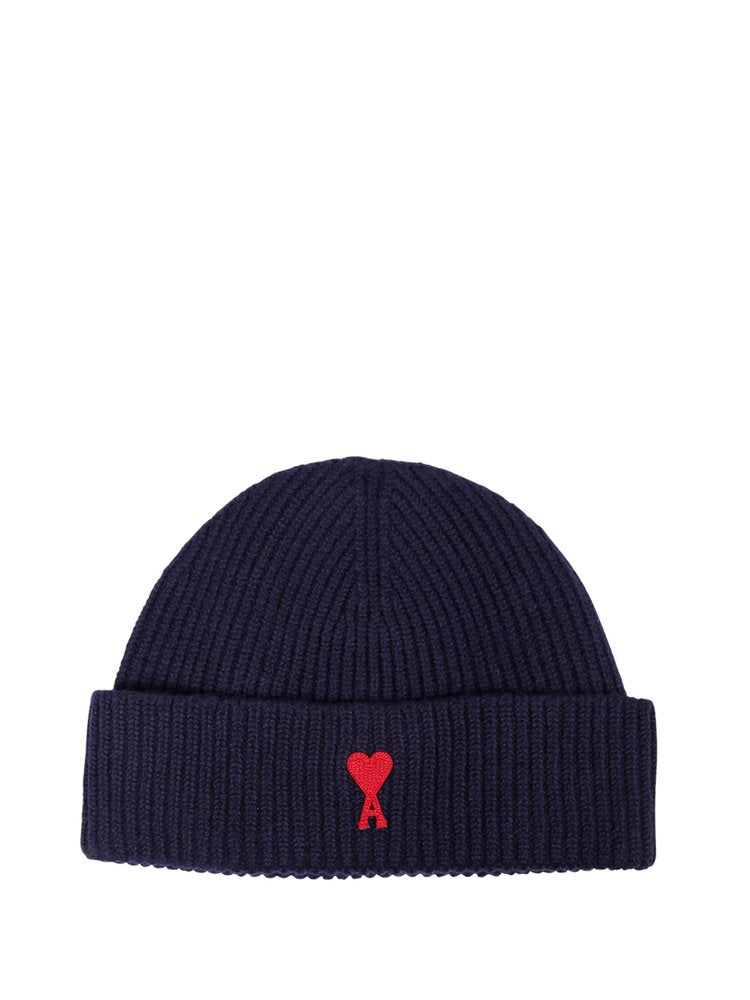 AMI Bonnet Ami de coeur Bleu nuit
