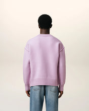 Charger l&#39;image dans la galerie, AMI Pull Ami de Coeur en Laine Lilas