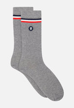 Charger l&#39;image dans la galerie, Le Slip Français Chaussettes Lucas Drapeau plus Gris