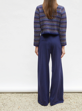 Charger l&#39;image dans la galerie, Molli Cardigan Donut Moelleux Indigo Multicolore
