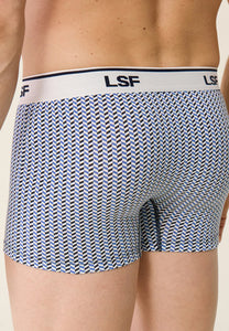 Le Slip Français Boxer Le Marius Chevron Bleu