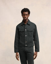 Charger l&#39;image dans la galerie, AMI Veste Trucker en Twill de Coton Noir