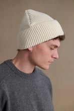 Charger l&#39;image dans la galerie, Le Minor Bonnet Mixte en Laine Mérinos Ecru