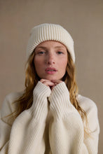 Charger l&#39;image dans la galerie, Le Minor Bonnet Mixte en Laine Mérinos Ecru