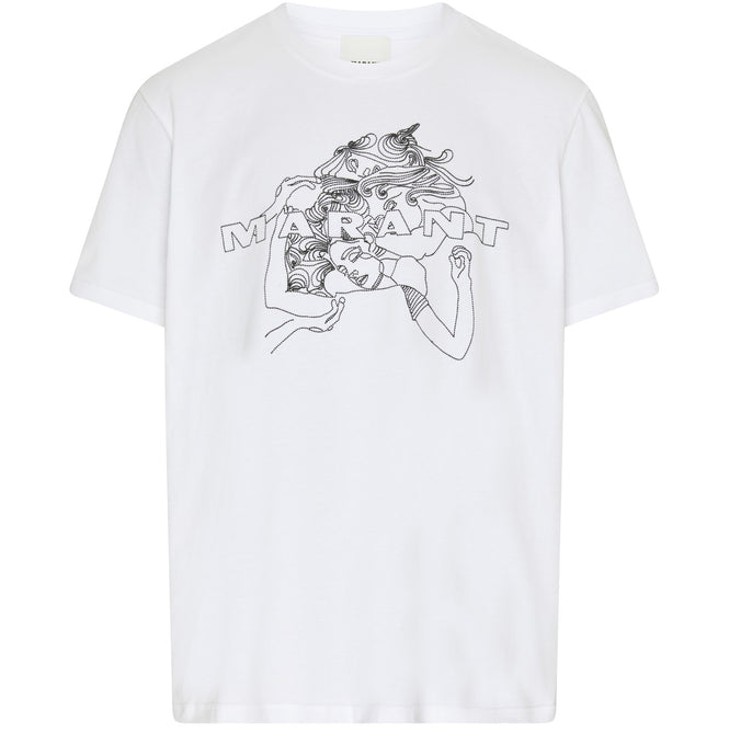 Isabel Marant T-shirt Honore Broderie White