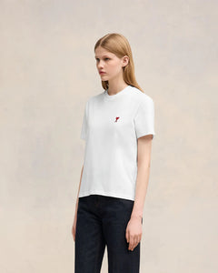 AMI Femme T-shirt Ami de Coeur Blanc