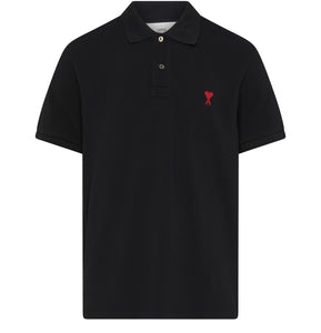 AMI Polo Ami de Coeur Noir