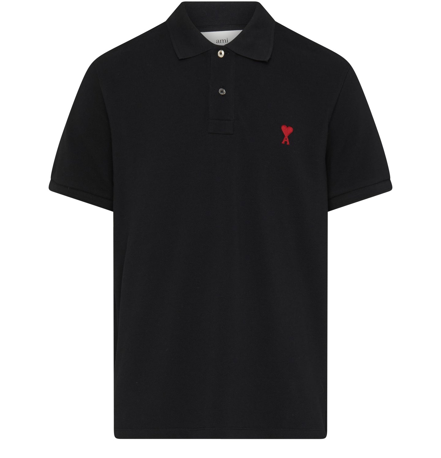 AMI Polo Ami de Coeur Noir