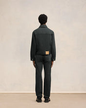 Charger l&#39;image dans la galerie, AMI Veste Trucker en Twill de Coton Noir