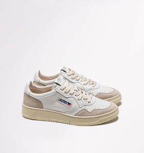 Autry Sneakers Medalist 01 Low Suede White LS33