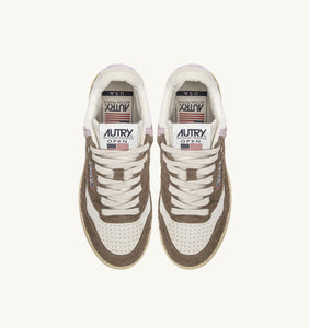 Autry Sneakers Open Mid Leather Lilas UG01