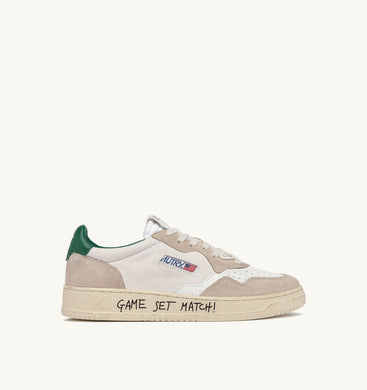 Autry Sneakers Medalist 01 Low Leather Draw Green WC07