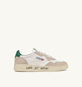 Autry Sneakers Medalist 01 Low Leather Draw Green WC07