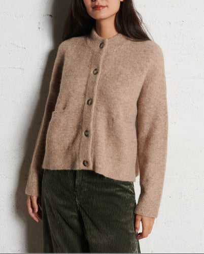 Bellepiece Cardigan Huxley en Laine Desert