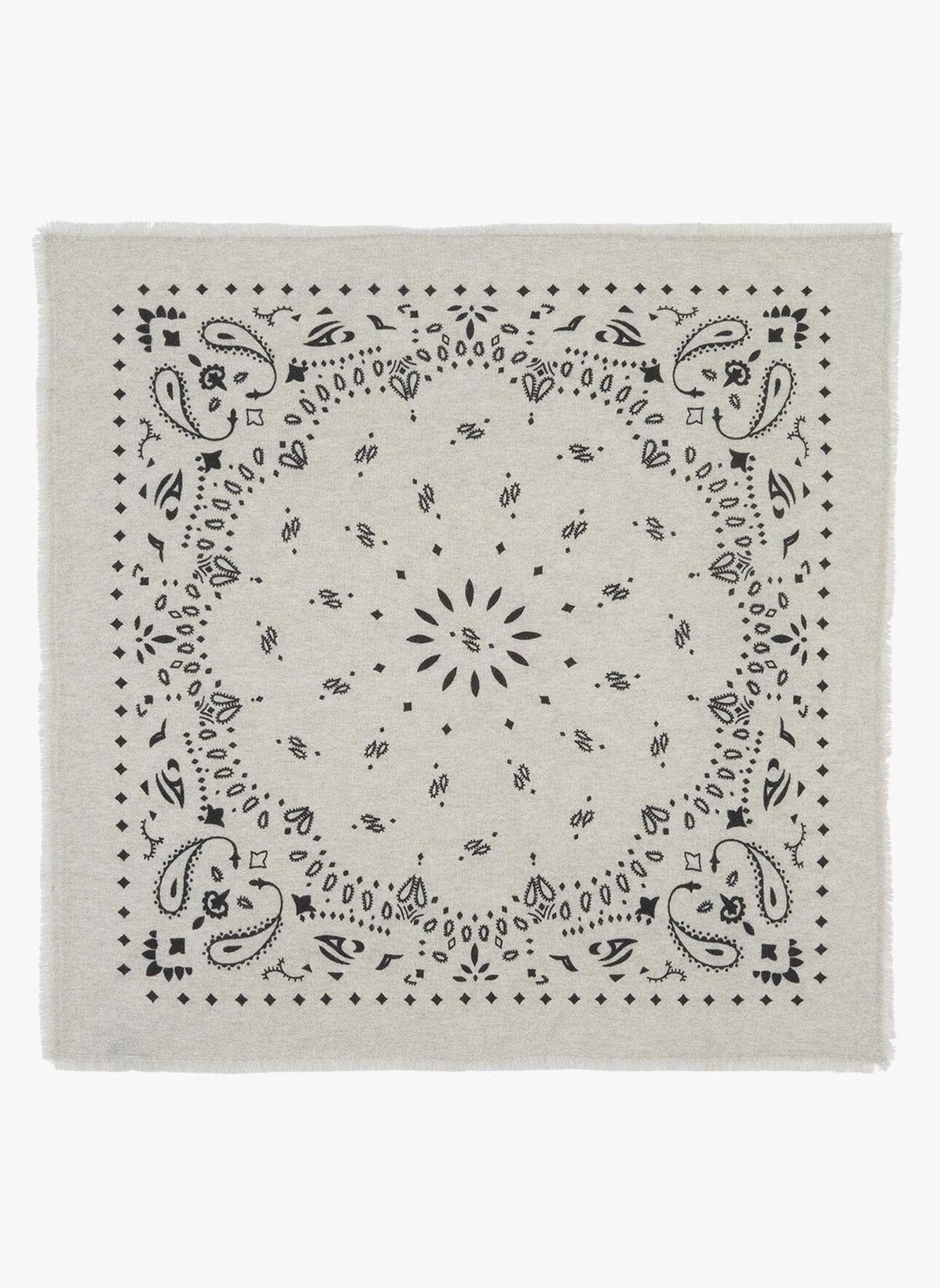 Kujten Grand Bandana Hachiko en Cachemire Bouleau