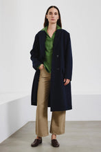 Charger l'image dans la galerie, Pomandère Manteau en Drap de Laine Bleu