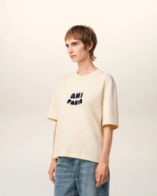Charger l&#39;image dans la galerie, AMI Femme T-shirt Patch Ami Paris Blanc Creme