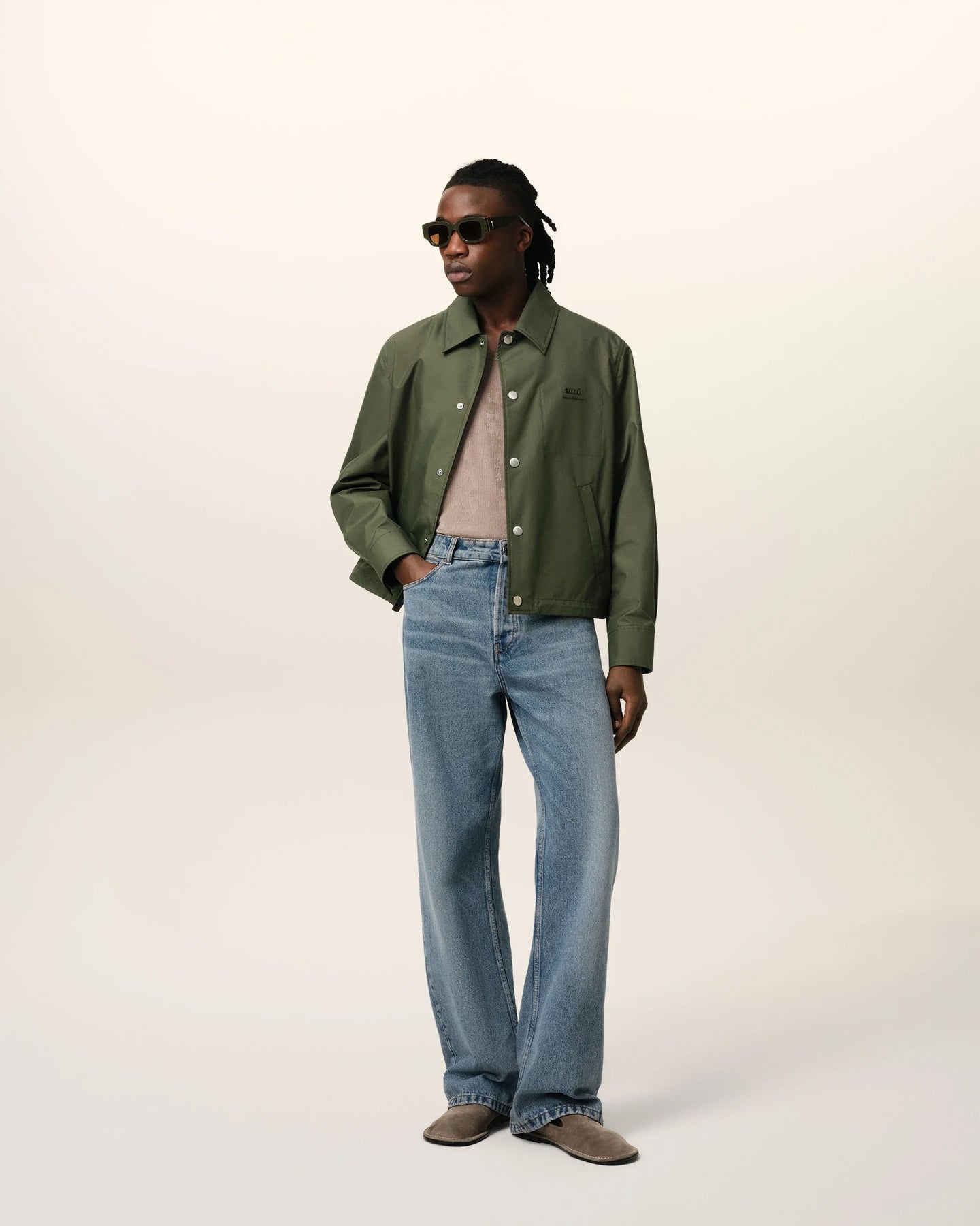 AMI Blouson Ami Alexandre Mattiussi Loden