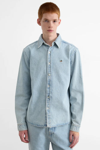Edmmond Studios Chemise Denim Duck Bleach