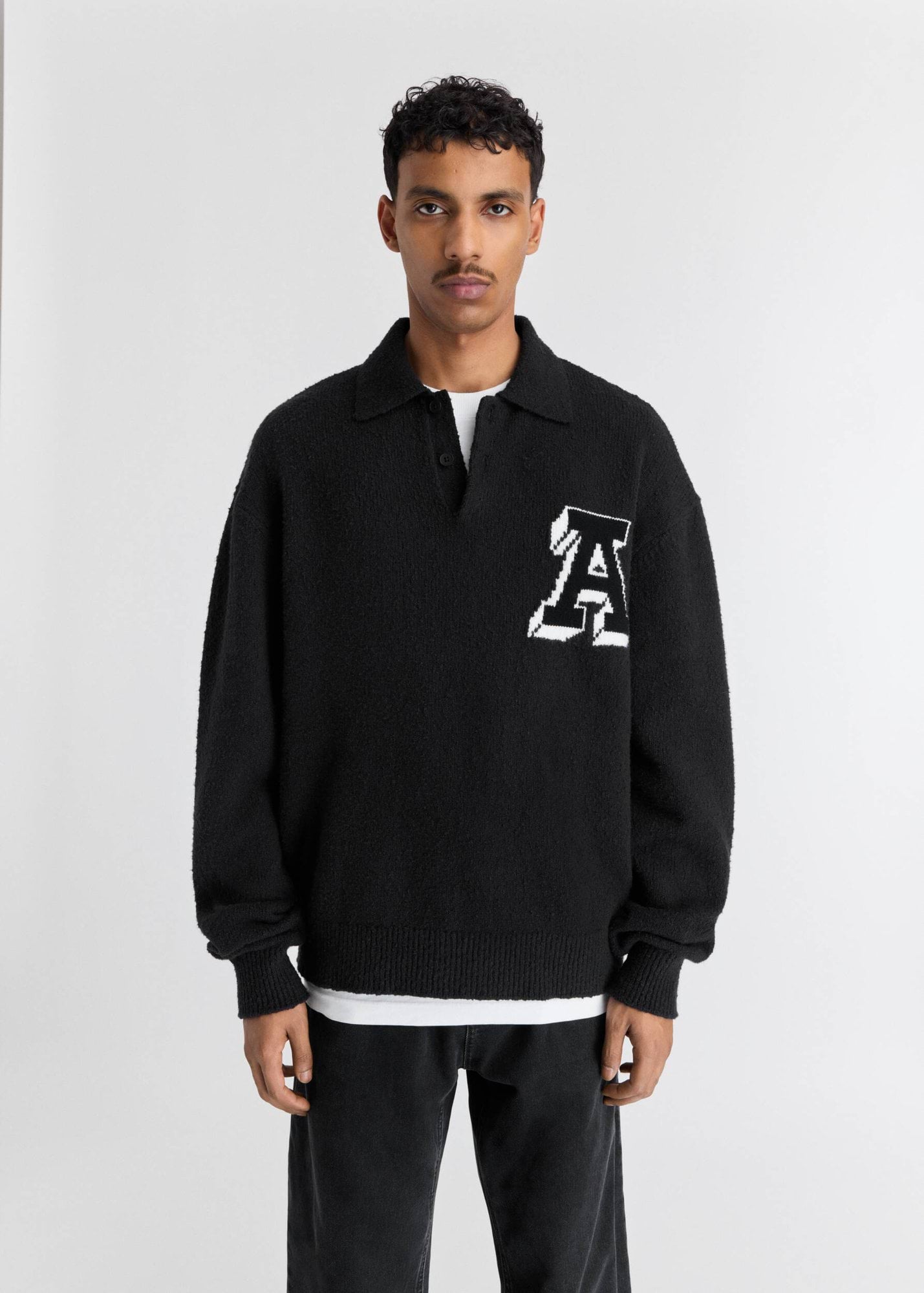Axel Arigato Sweater Team Polo Black
