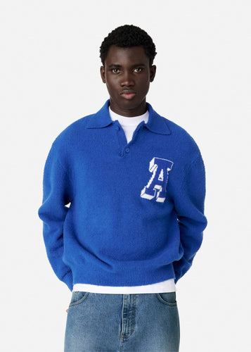 Axel Arigato Sweater Team Polo Bright Blue