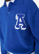 Charger l&#39;image dans la galerie, Axel Arigato Sweater Team Polo Bright Blue