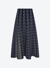 Charger l'image dans la galerie, Molli Jupe Jacquard Feline Indigo Multi